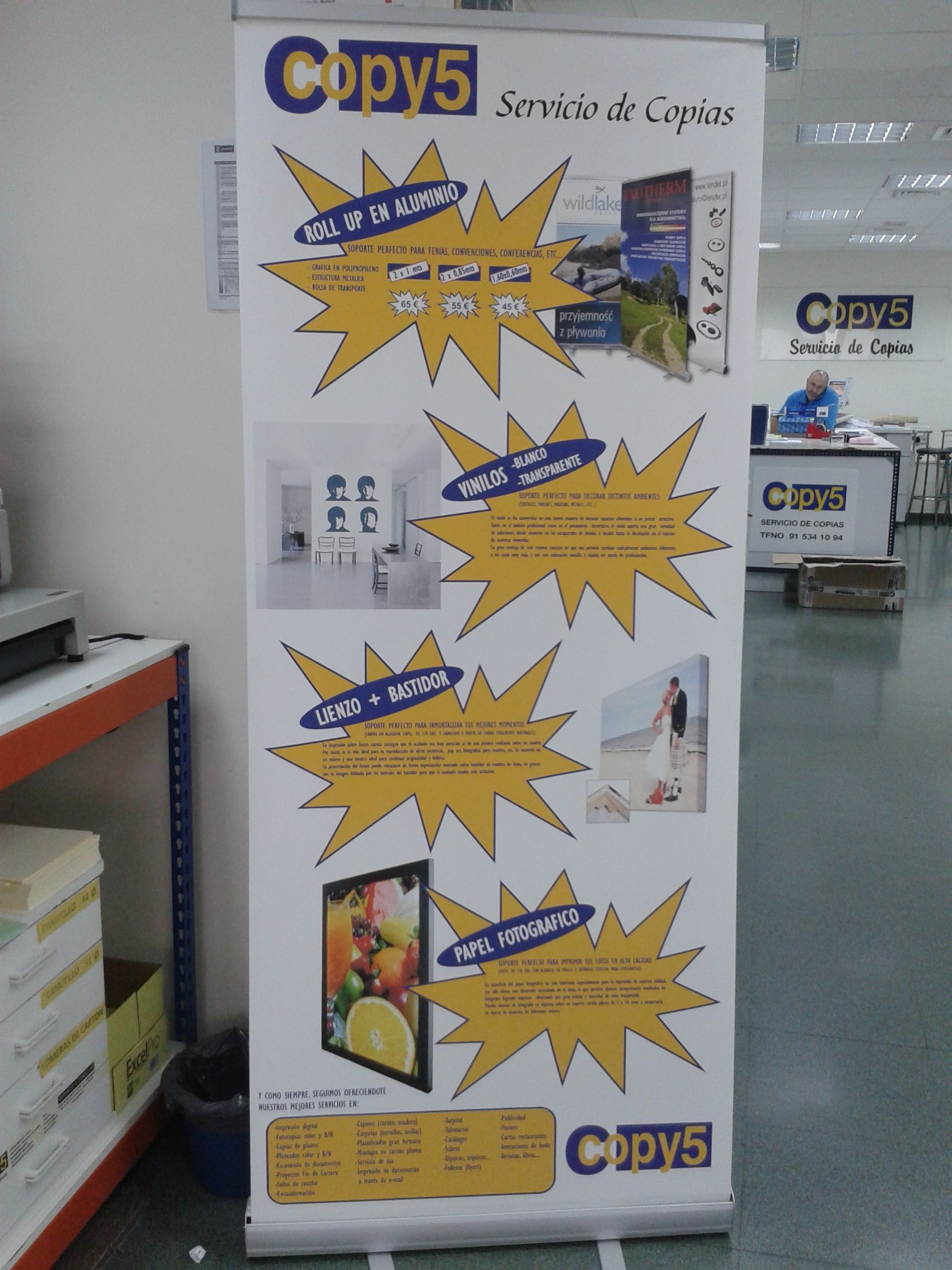 ROLL - UP: Catálogo de Copy 5, S.A. ROLL - UP: Catálogo de Copy 5, S.A.