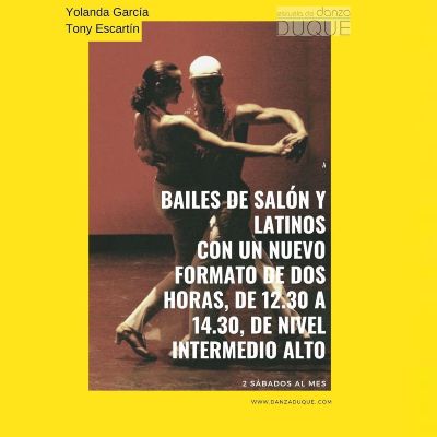Bailes de salón y latinos: Clases de Escuela de Danza Duque Bailes de salón y latinos: Clases de Escuela de Danza Duque