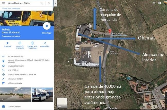 Almacenaje, Logística y Distribución: Productos y servicios de Grúas El Alicantí Almacenaje, Logística y Distribución: Productos y servicios de Grúas El Alicantí
