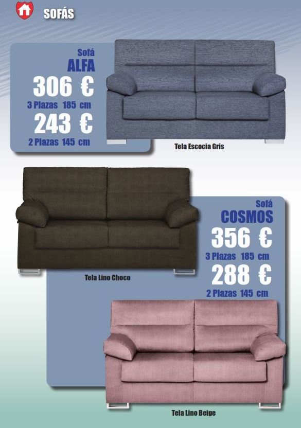 Promoción sofas: Productos de MONSOFA Promoción sofas: Productos de MONSOFA