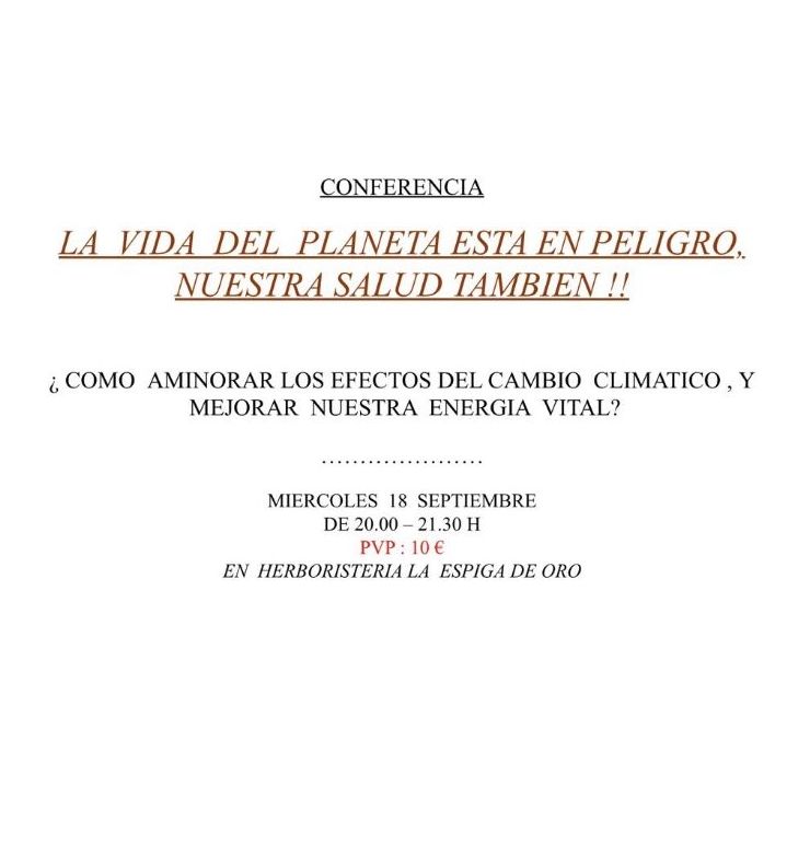 Cursos y talleres: Servicios de Herboristería La Espiga de Oro Cursos y talleres: Servicios de Herboristería La Espiga de Oro