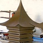 Caperuzas para chimeneas : Trabajos de Cerrajería Alberto Bautista. Caperuzas para chimeneas : Trabajos de Cerrajería Alberto Bautista.
