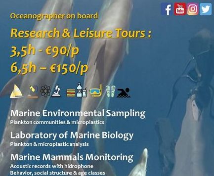 Science on board with Proyecto Farfalle: Services de Catamarán Marhaba Science on board with Proyecto Farfalle: Services de Catamarán Marhaba