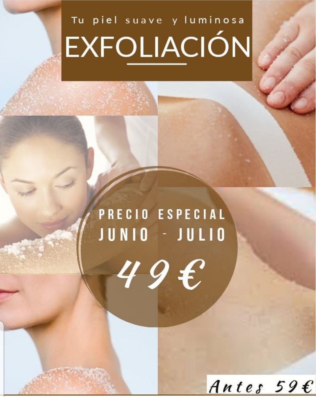 Oferta junio y julio exfoliacion mas masaje relajante barrio del pilar Oferta junio y julio exfoliacion mas masaje relajante barrio del pilar