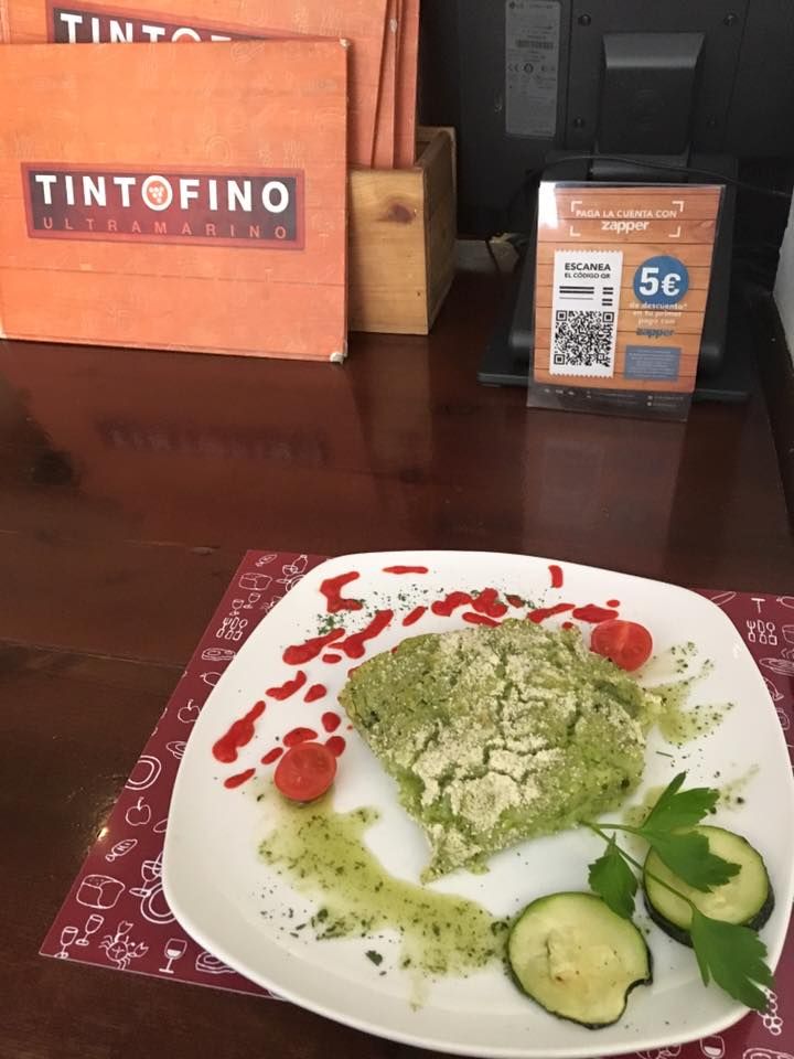 Cocina vegetariana: Carta de Tinto Fino Ultramarino Cocina vegetariana: Carta de Tinto Fino Ultramarino