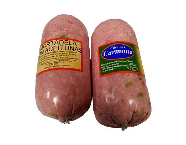 Mortadela con aceitunas: Productos de Cárnicas Carmona Mortadela con aceitunas: Productos de Cárnicas Carmona