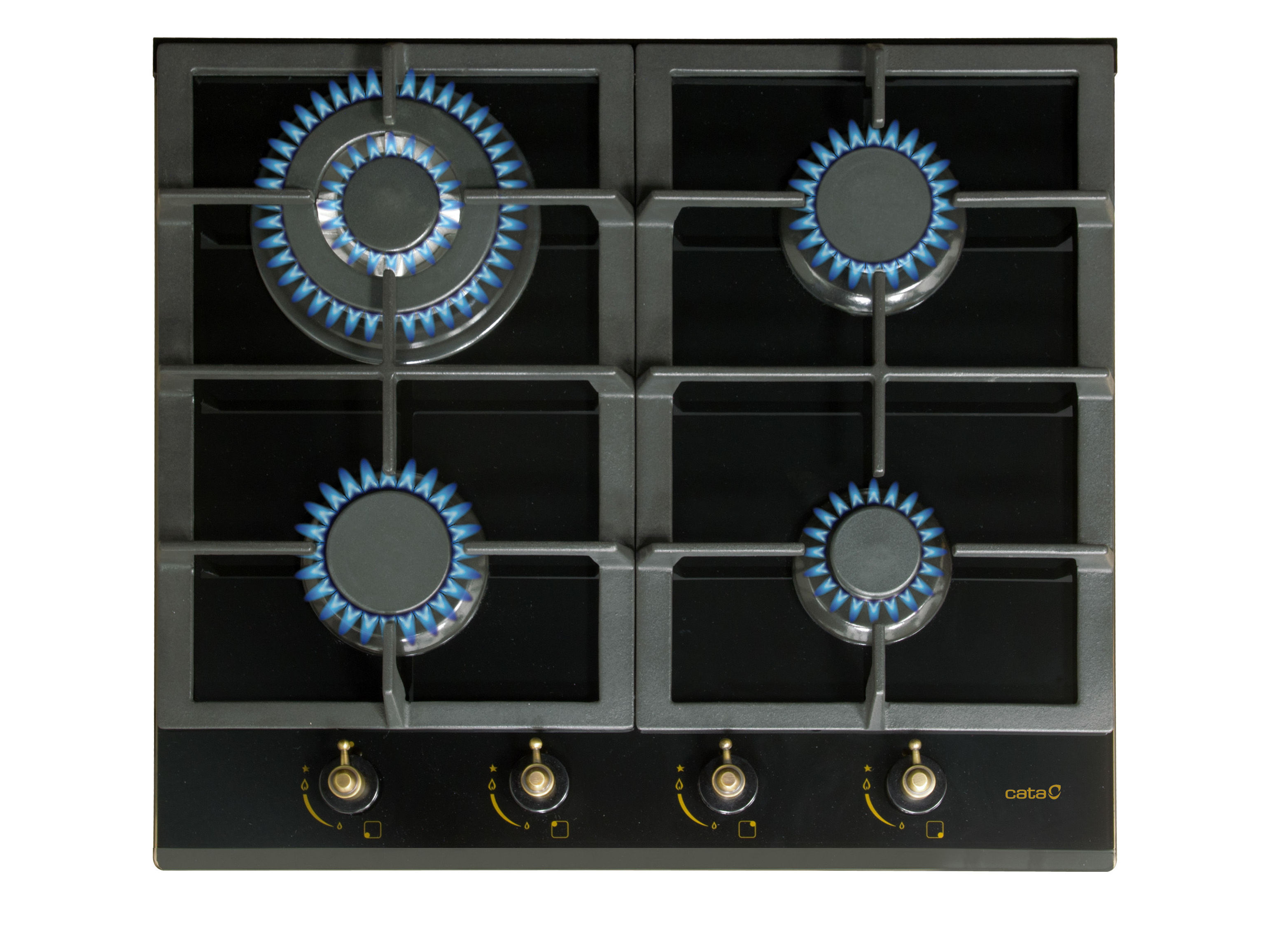 Placa cristal gas CATA RCI 631 BK Rustic: Catálogo de apluscocinas Placa cristal gas CATA RCI 631 BK Rustic: Catálogo de apluscocinas