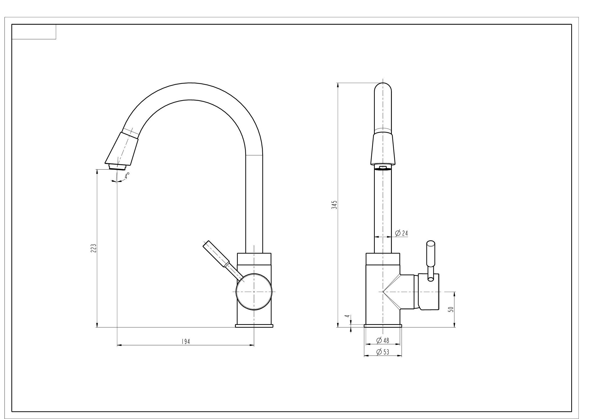 Grifo Monomando Vertical GF0100: Catálogo de apluscocinas Grifo Monomando Vertical GF0100: Catálogo de apluscocinas