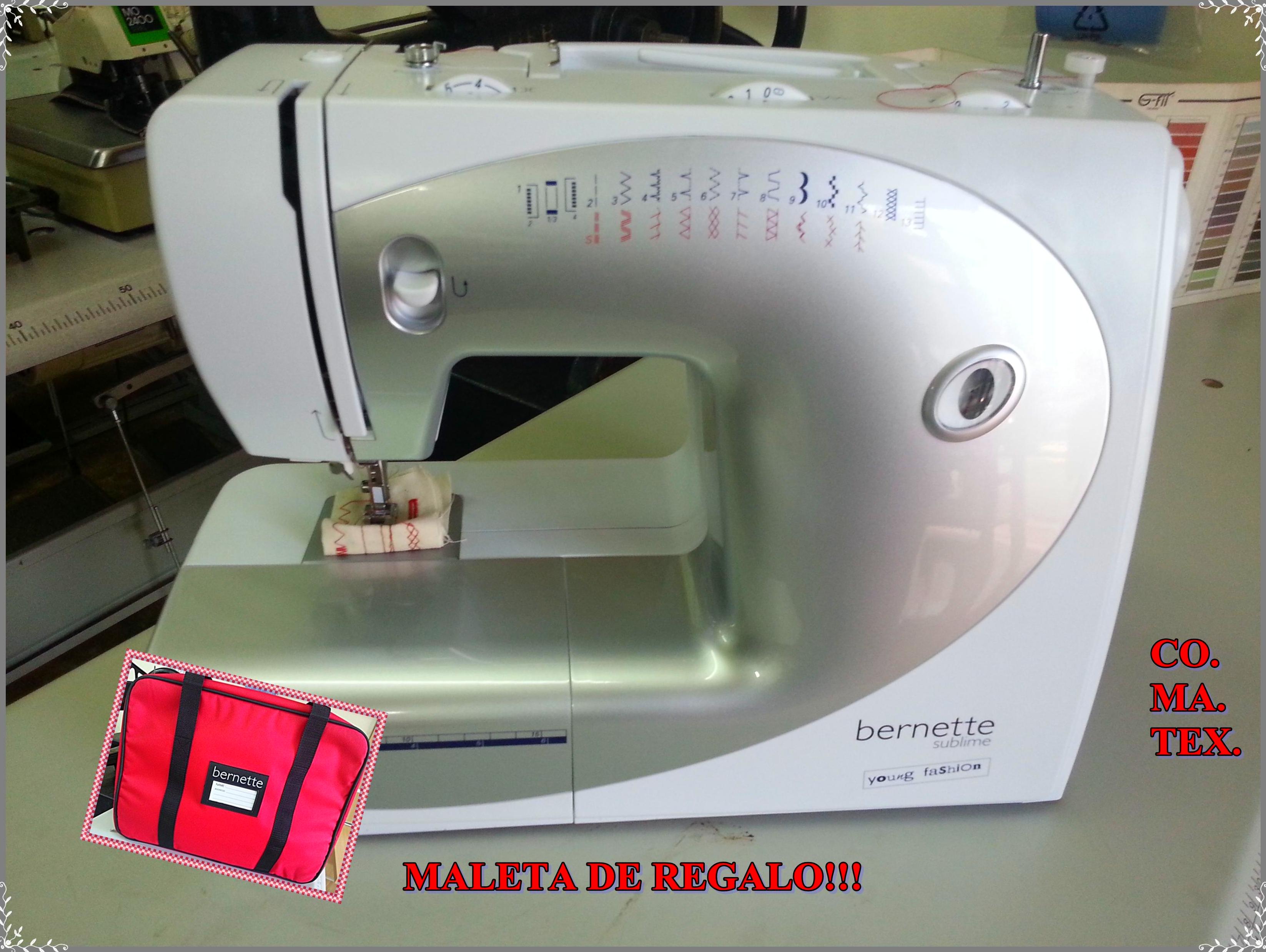 MÁQUINA DE COSER DOMÉSTICA BERNETTE: Catálogo de Co.Ma.Tex. MÁQUINA DE COSER DOMÉSTICA BERNETTE: Catálogo de Co.Ma.Tex.
