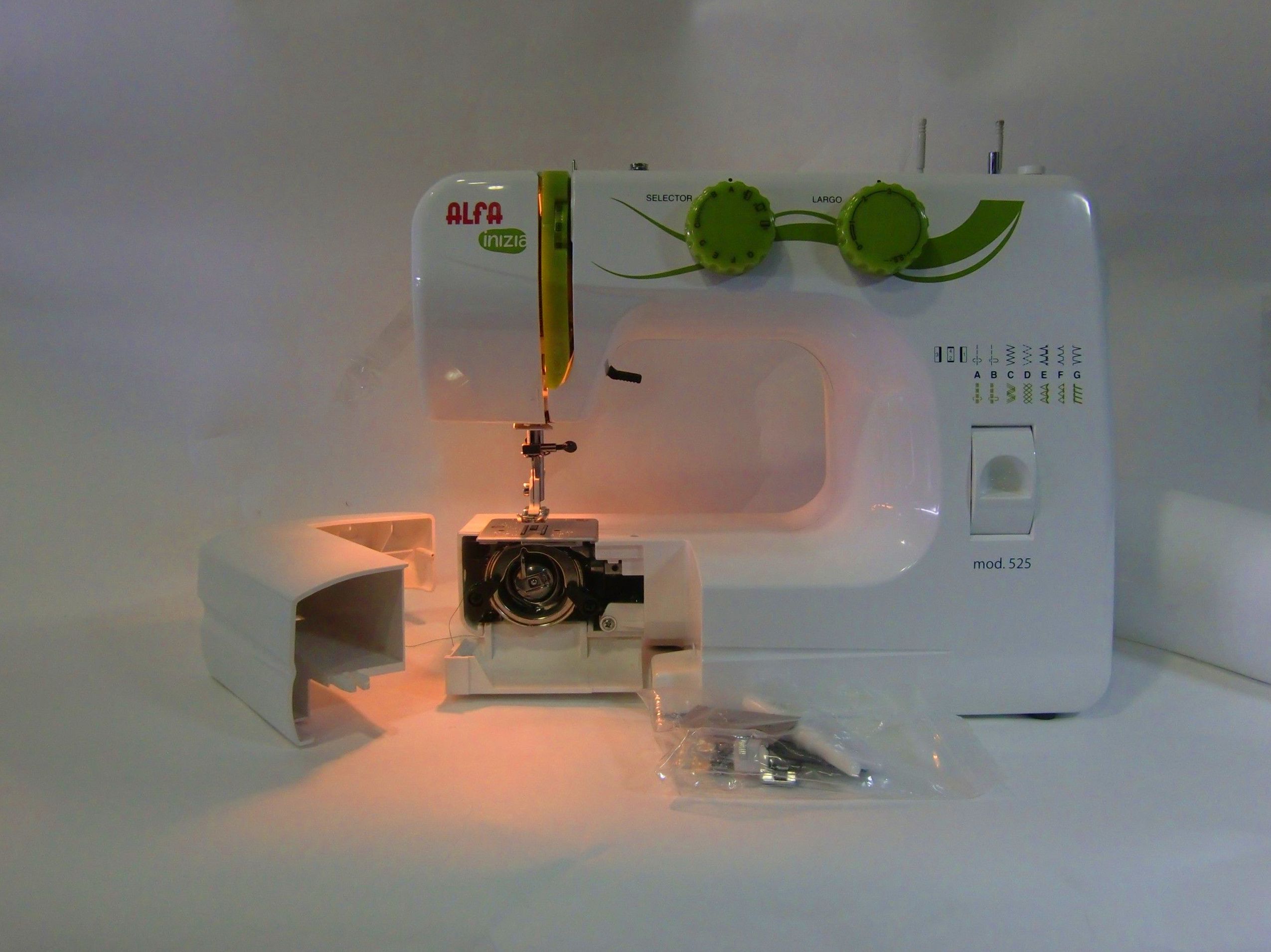 MÁQUINA DE COSER DOMÉSTICA ALFA INIZIA 525 MÁQUINA DE COSER DOMÉSTICA ALFA INIZIA 525