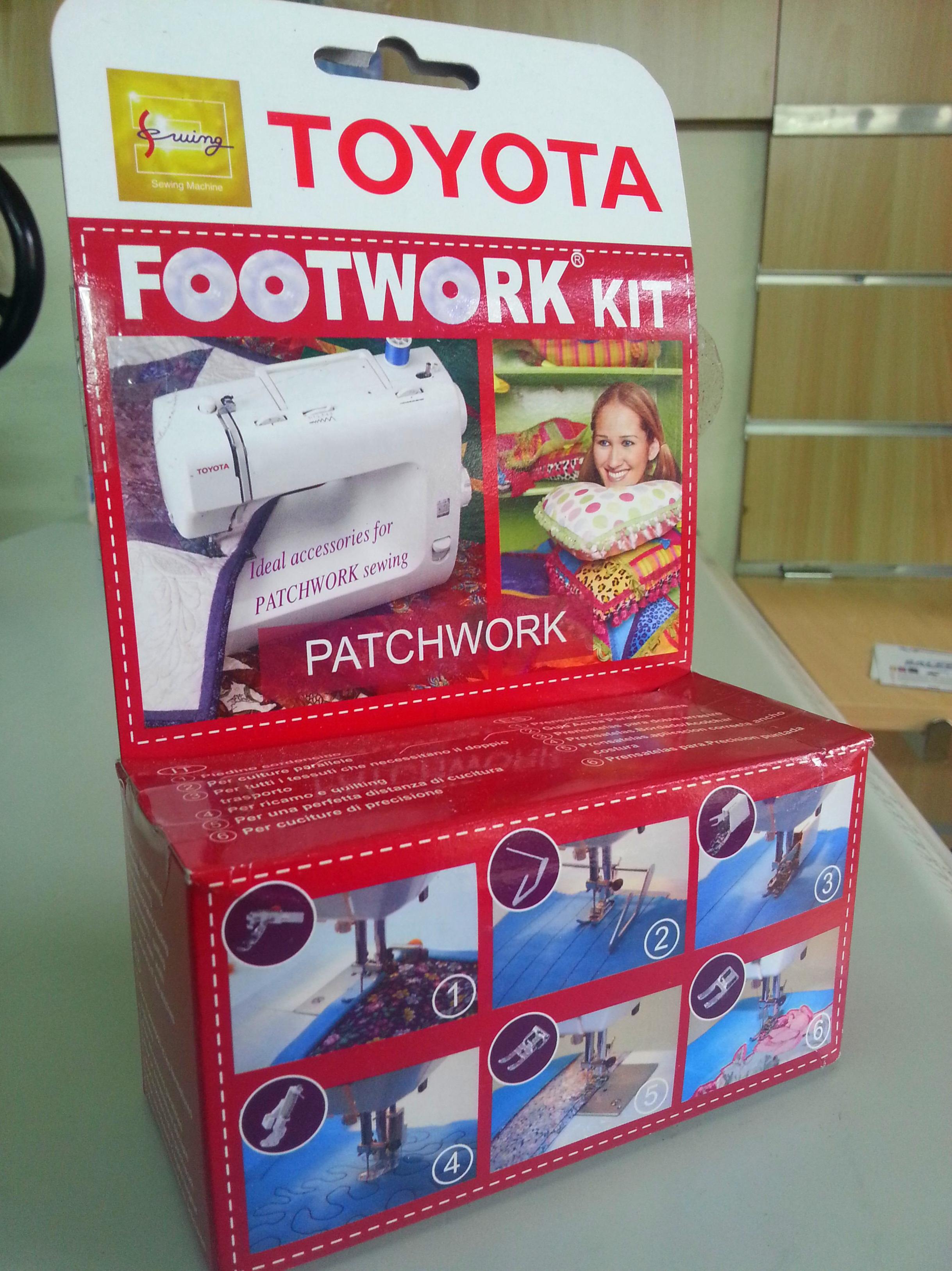 KIT TOYOTA FOOTWORK PATCHWORK: Catálogo de Co.Ma.Tex. KIT TOYOTA FOOTWORK PATCHWORK: Catálogo de Co.Ma.Tex.