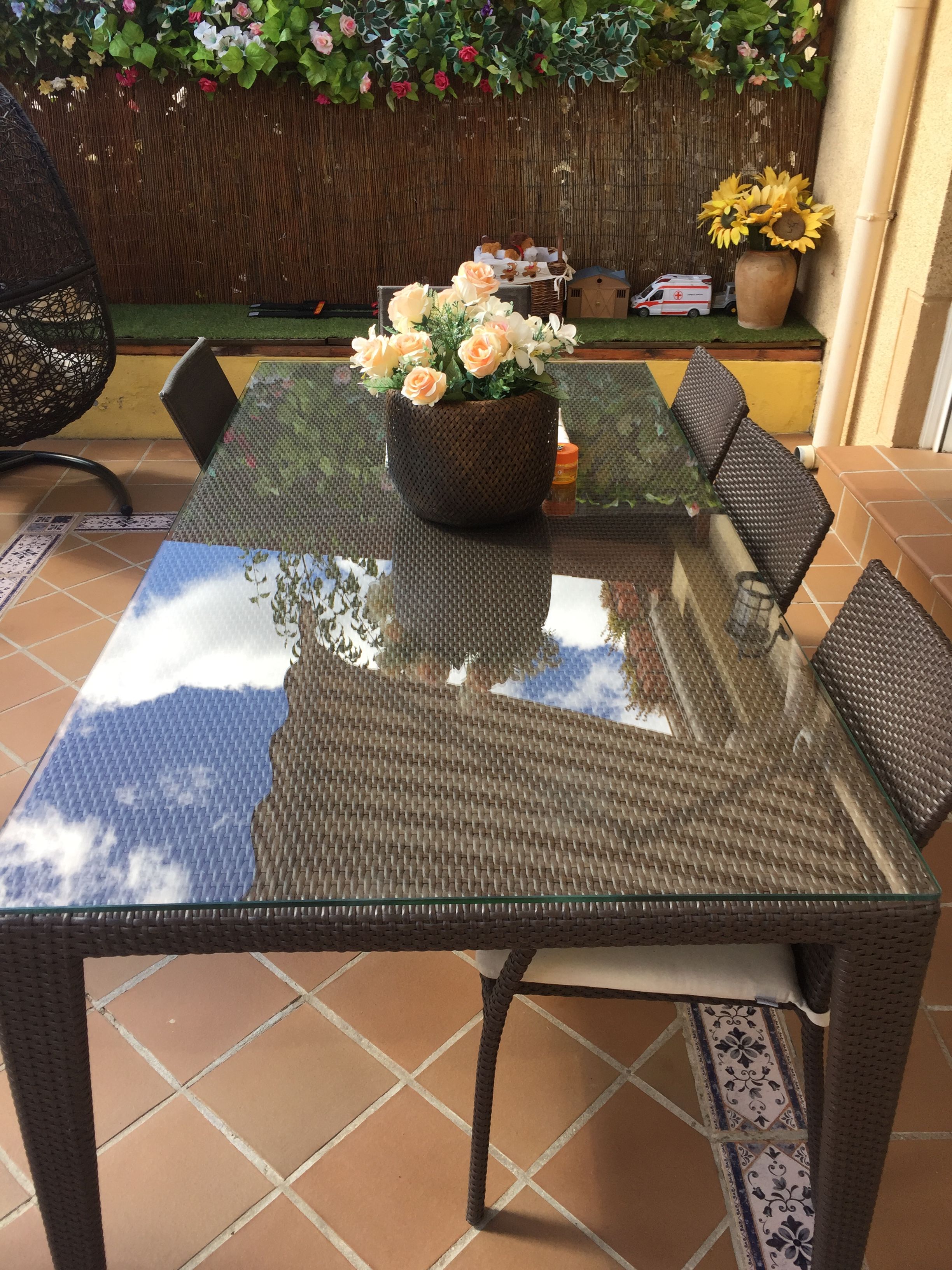 Mesa comedor cristal