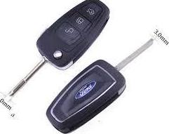 Diversos modelos de llaves para coches Ford