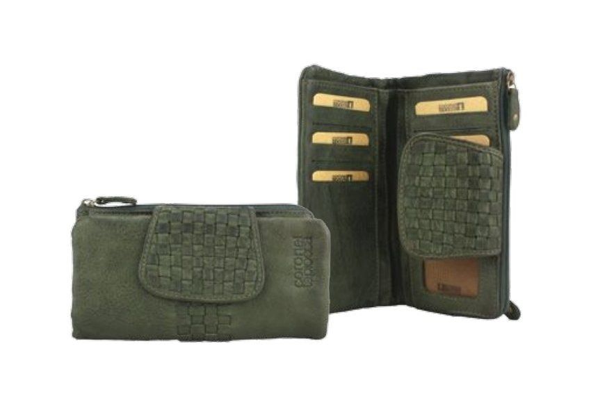 Monedero de piel verde: Productos de Zapatería Ideal Monedero de piel verde: Productos de Zapatería Ideal