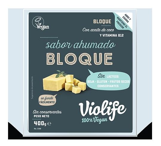 Bloque vegano ahumado VIOLIFE 400gr: Productos de Bionatura Bloque vegano ahumado VIOLIFE 400gr: Productos de Bionatura