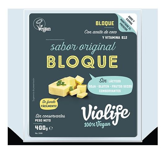 Bloque vegano sabor queso VIOLIFE 200gr: Productos de Bionatura Bloque vegano sabor queso VIOLIFE 200gr: Productos de Bionatura