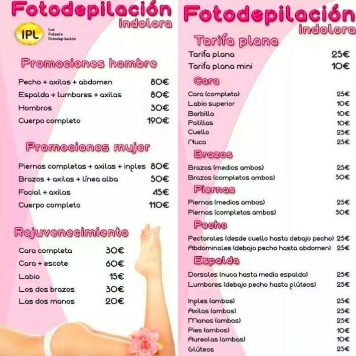 Fotodepilación IPL con Diodo Fotodepilación IPL con Diodo