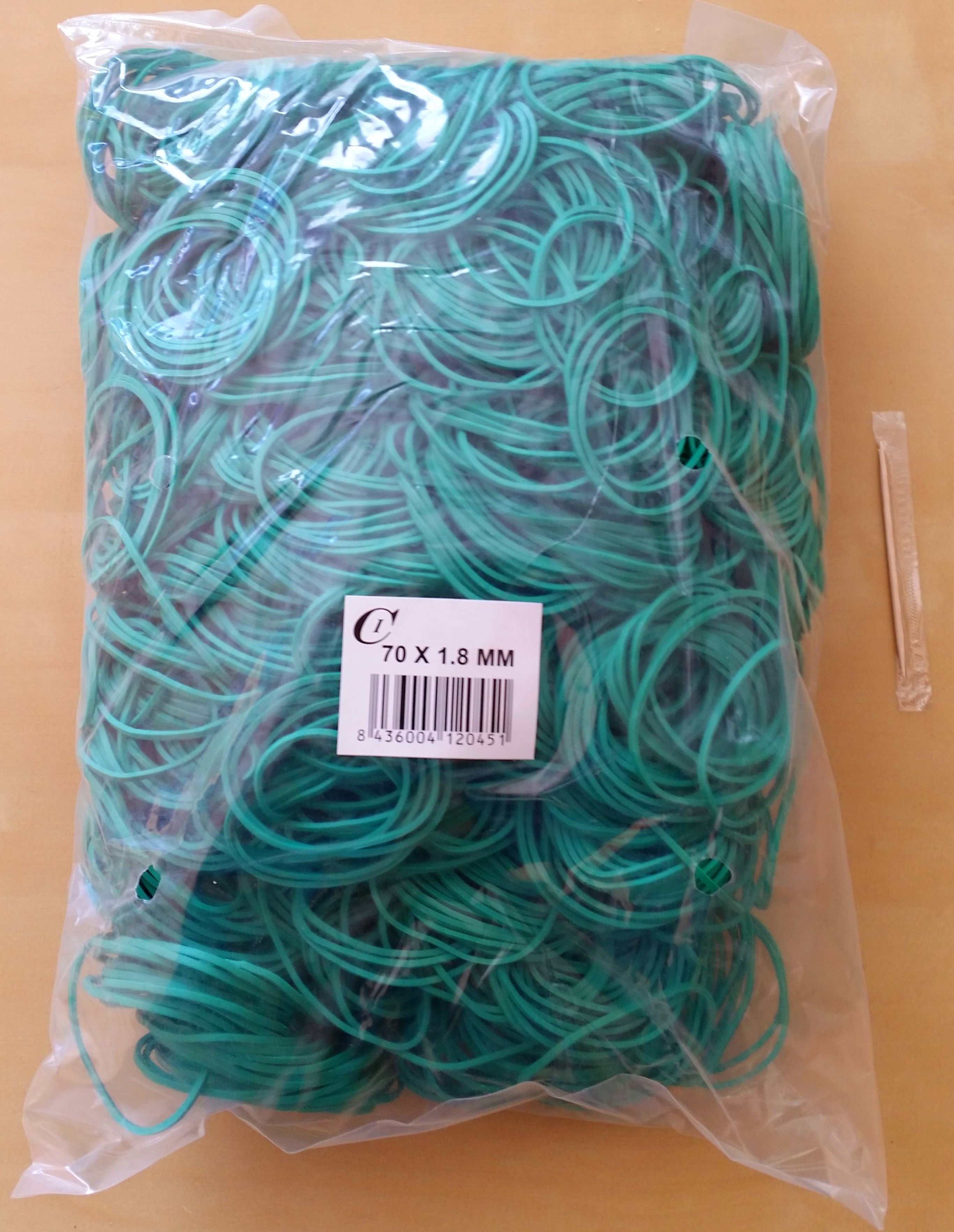 Bolsa Gomas Elásticas verdes de 1Kg: Productos y Servicios de Cobo Industrial Bolsa Gomas Elásticas verdes de 1Kg: Productos y Servicios de Cobo Industrial