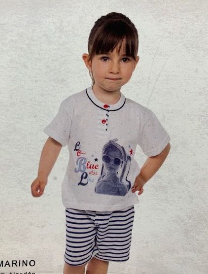 Pijama niña pantalón corto Pijama niña pantalón corto