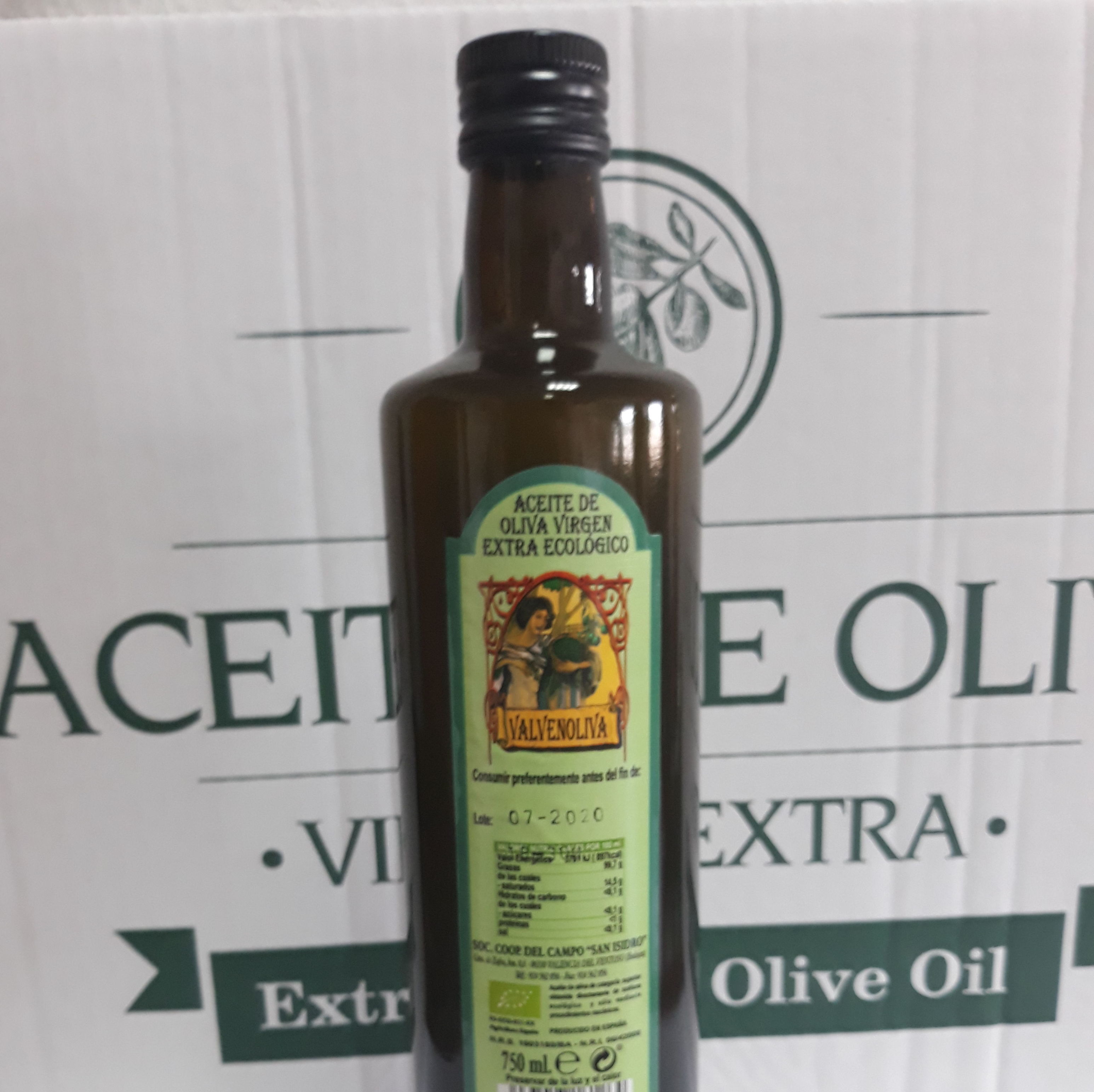 Aceite de oliva Virgen Extra Ecológica de 3/4.: Productos de Cooperativa del Campo San Isidro Aceite de oliva Virgen Extra Ecológica de 3/4.: Productos de Cooperativa del Campo San Isidro