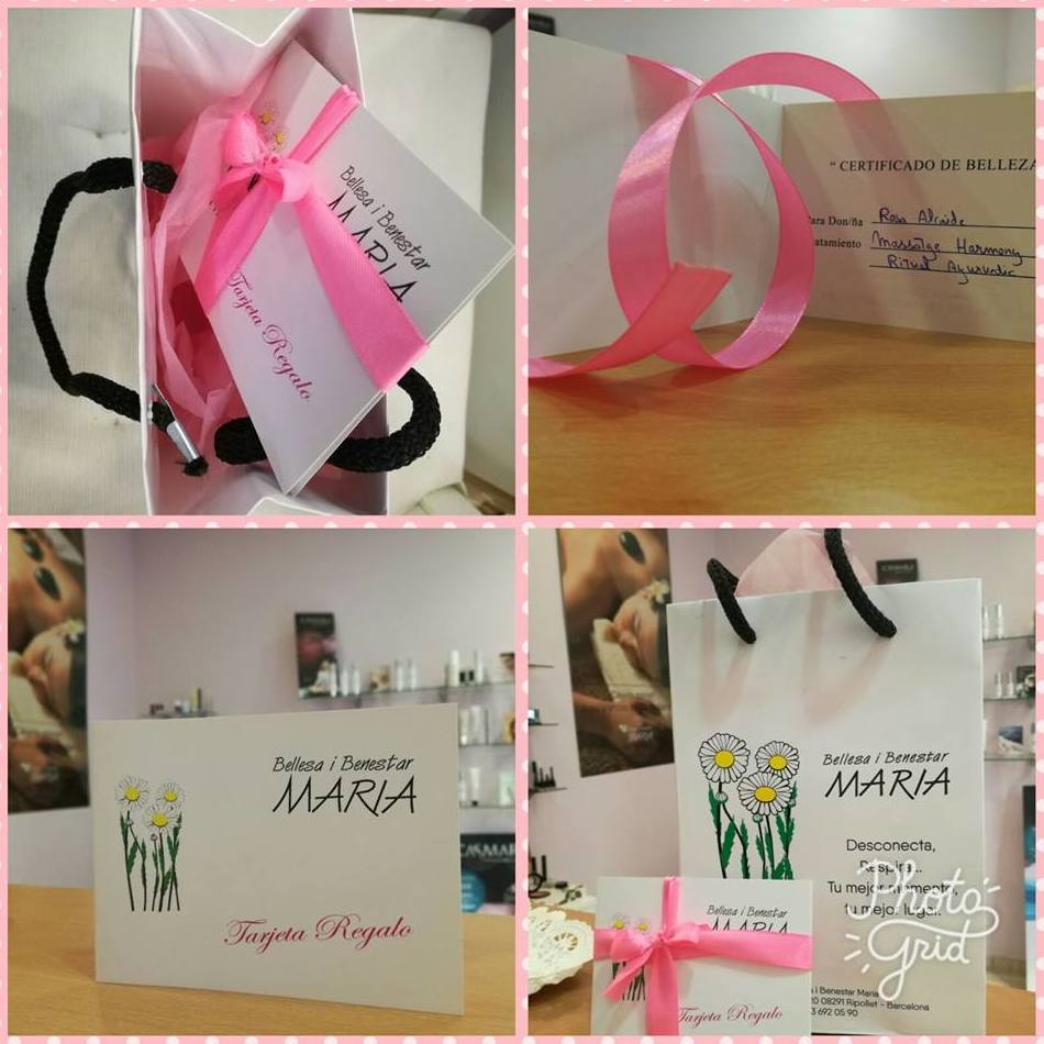 "NOVEDAD TARJETA REGALO VIRTUAL": TRATAMIENTOS de Bellesa i Benestar María "NOVEDAD TARJETA REGALO VIRTUAL": TRATAMIENTOS de Bellesa i Benestar María