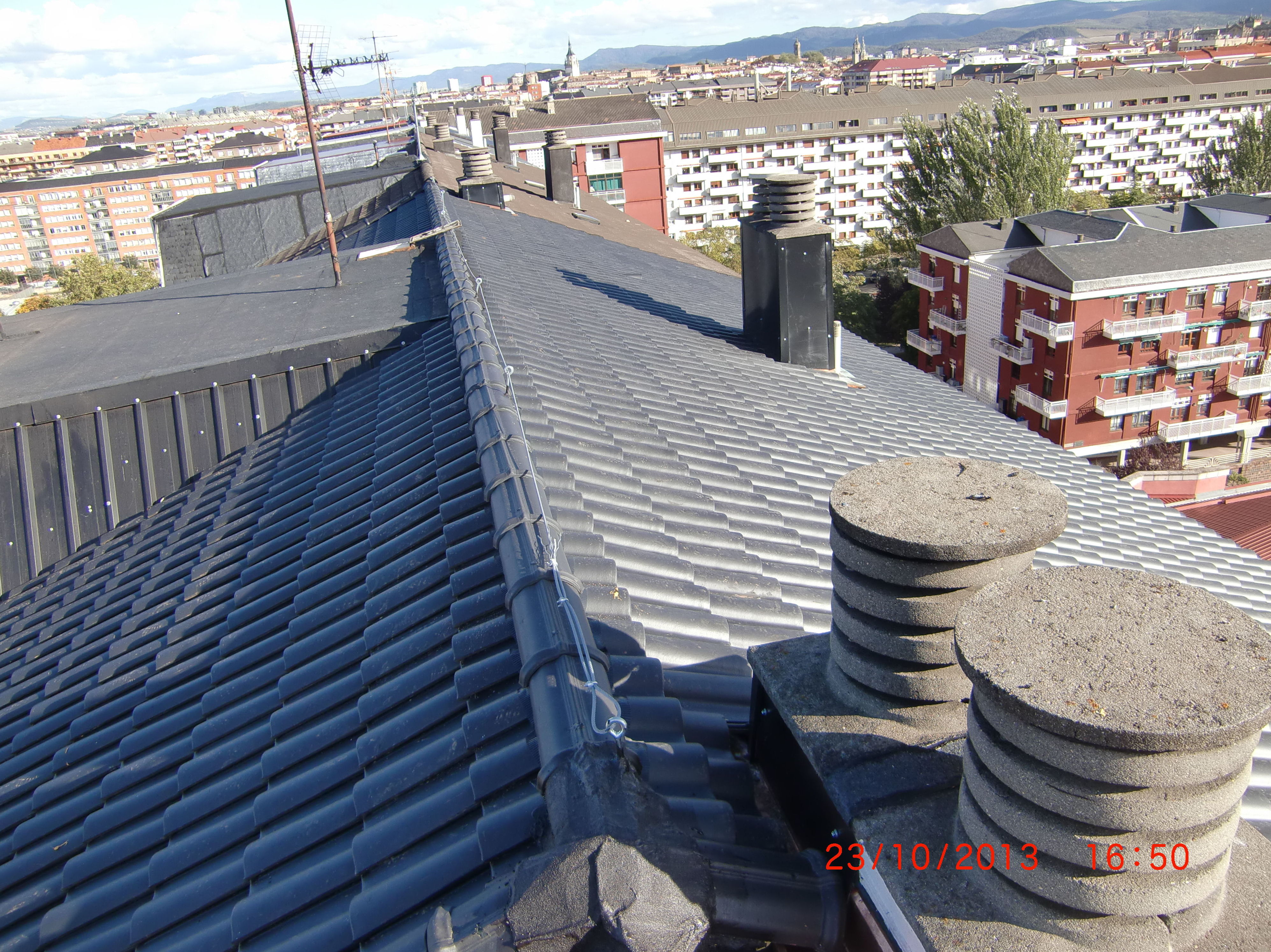 Rehabilitación de tejado en la calle Argentina, 8 Vitoria-Gasteiz