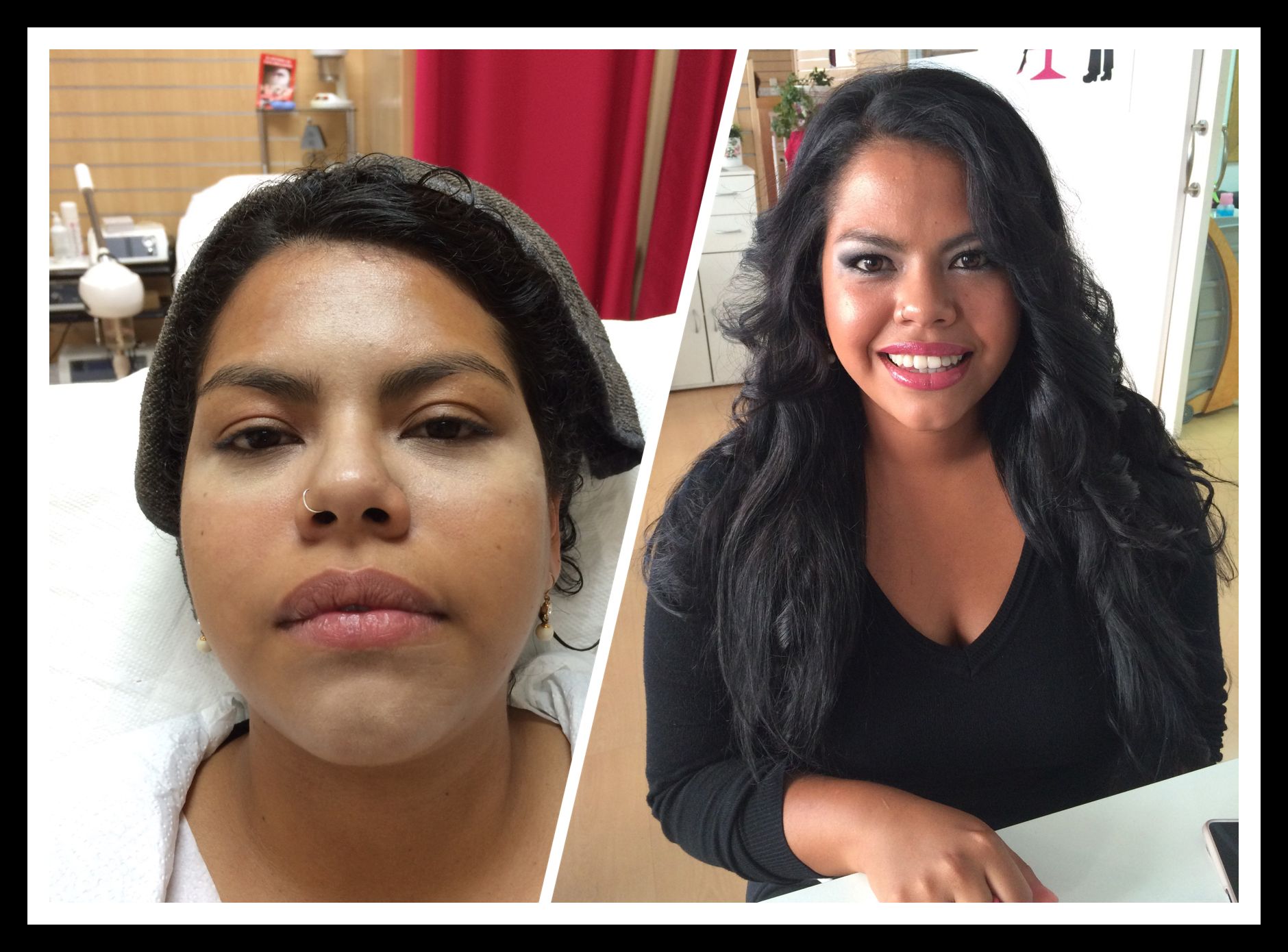 Práctica de maquillaje social