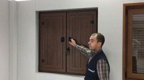 Porticones acabado madera estilo rústico Porticones acabado madera estilo rústico