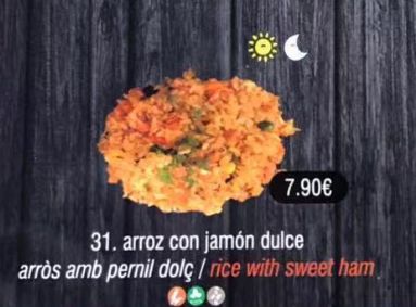 Arroz con jamón dulce: Carta de Sushi Time Buffet Libre Arroz con jamón dulce: Carta de Sushi Time Buffet Libre