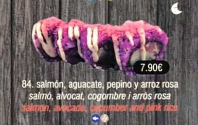 Salmón, aguacate, pepino y arroz rosa: Carta de DANI LIU Salmón, aguacate, pepino y arroz rosa: Carta de DANI LIU