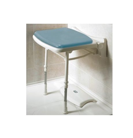 Asiento de ducha abatible pared acolchado con patas: Productos de Ortopedia Hospitalet Asiento de ducha abatible pared acolchado con patas: Productos de Ortopedia Hospitalet