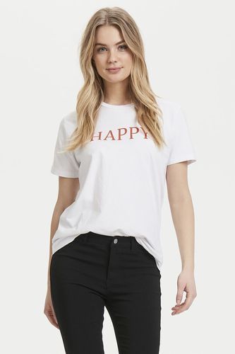 Camiseta Ichi blanca con mensaje HAPPY en Elche Camiseta Ichi blanca con mensaje HAPPY en Elche