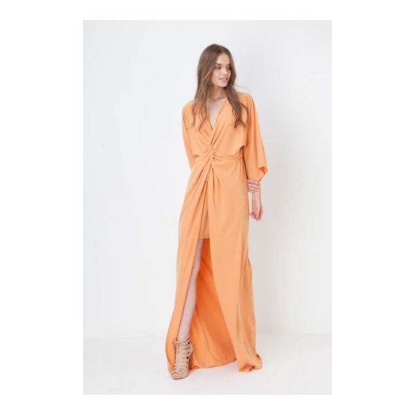Vestido Maru Atelier Lupe naranja en Elche Vestido Maru Atelier Lupe naranja en Elche
