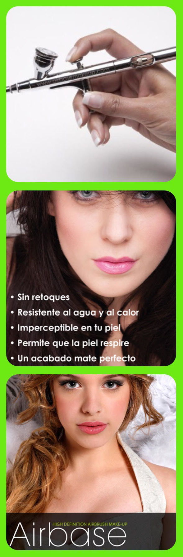 Maquillaje con aerógrafo: Servicios de Peluquería Marsun Maquillaje con aerógrafo: Servicios de Peluquería Marsun