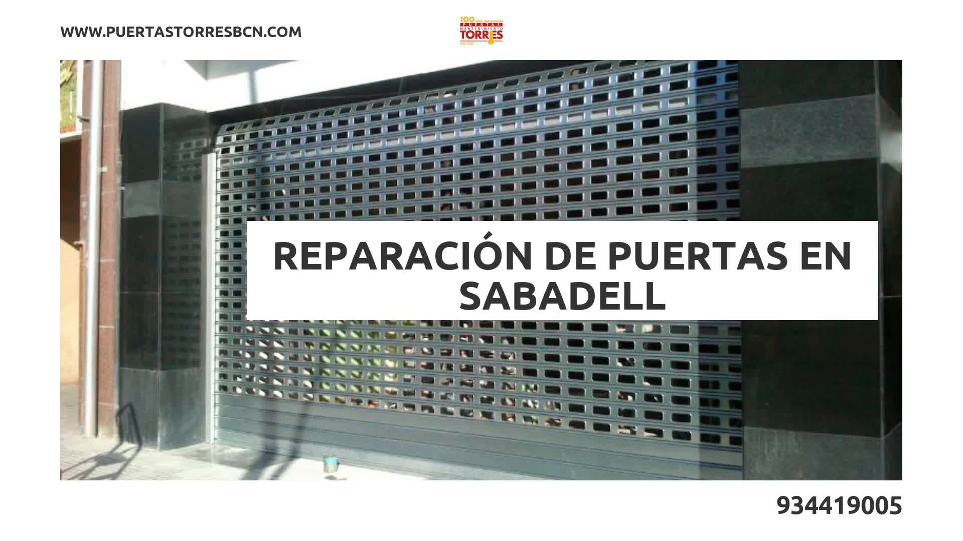 Reparación de puertas Sabadell Puertas Torres