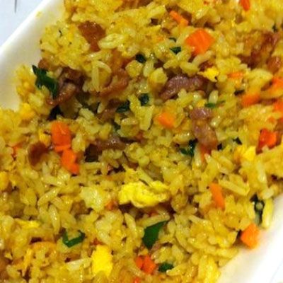Arroz frito con ternera y curry Arroz frito con ternera y curry