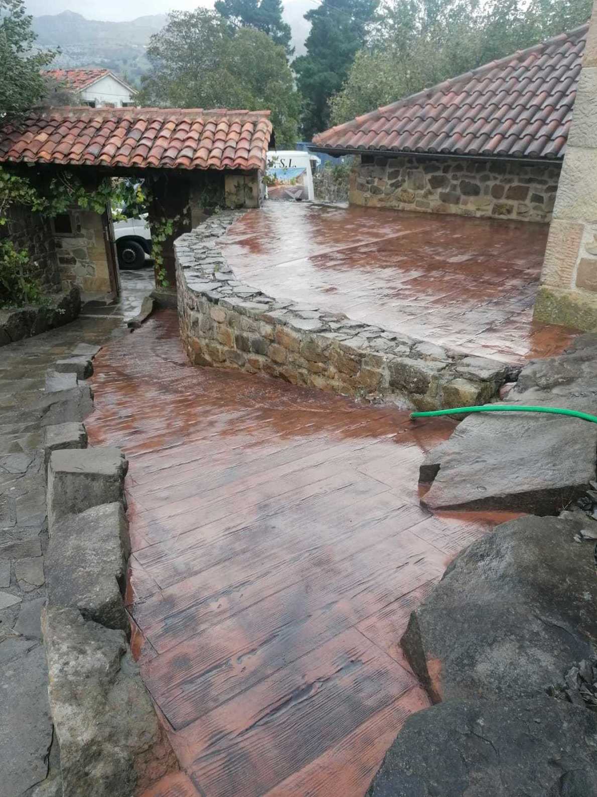 Hormigón impreso: Servicios de Pavimentos Asón Hormigón impreso: Servicios de Pavimentos Asón