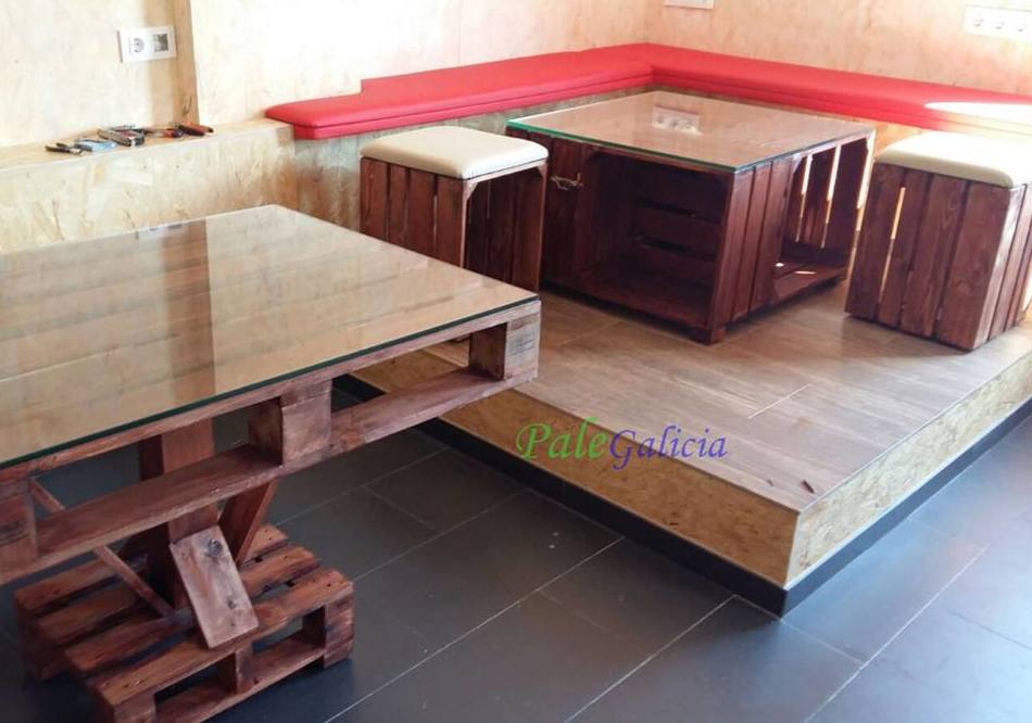 Mobiliario de palets y cajas de madera: Productos de Palegalicia