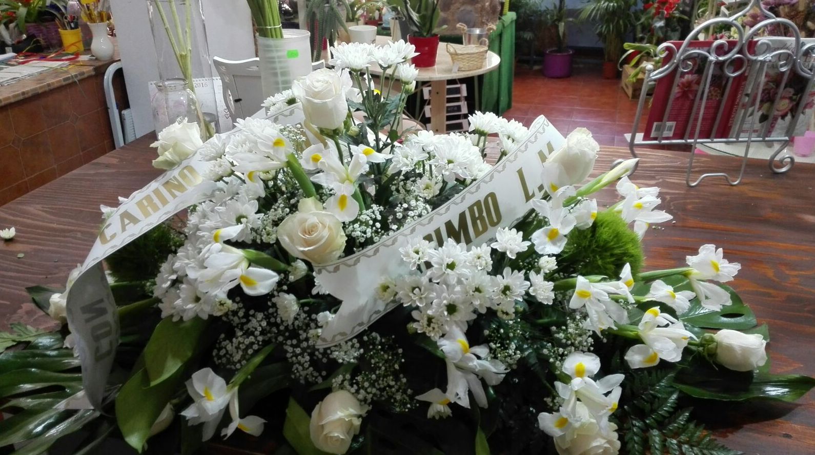 Funerary art: Florist de El Jardín de Charlotte Funerary art: Florist de El Jardín de Charlotte