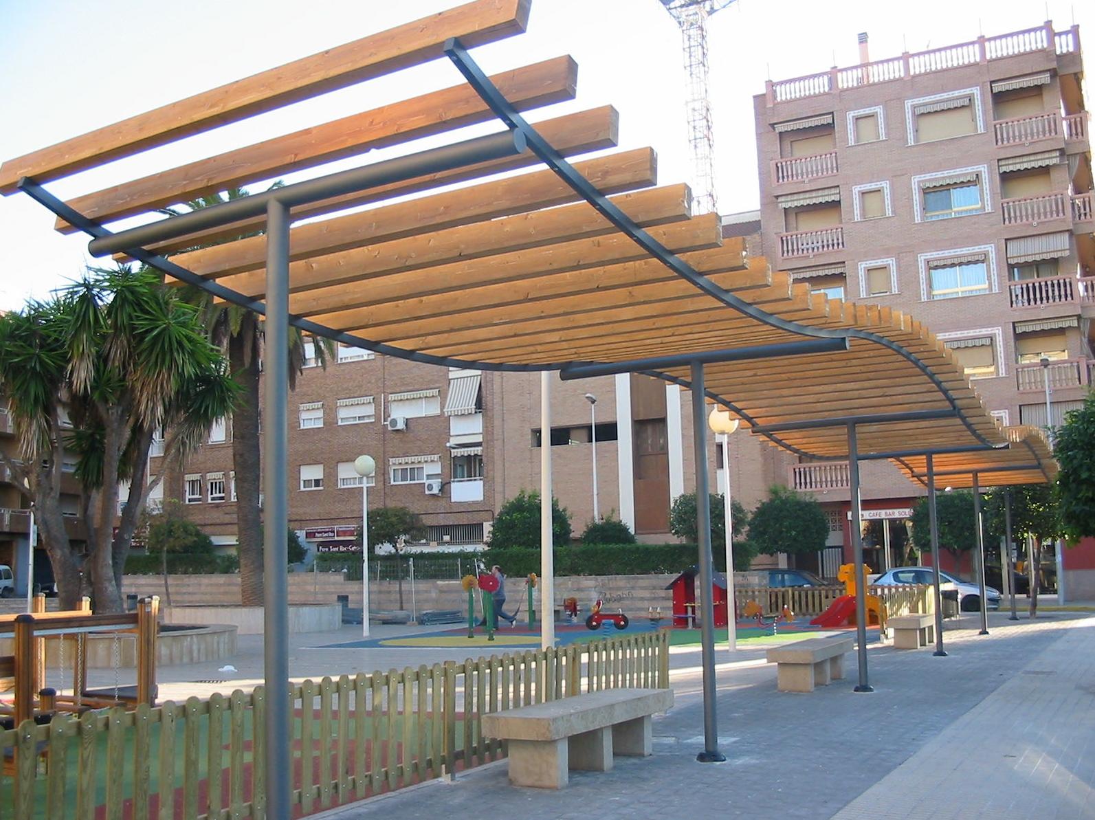 Pérgola curva Pérgola curva