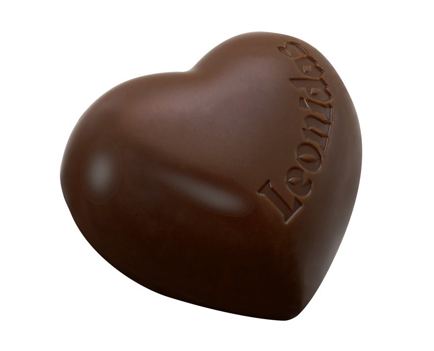 Corazón de vainilla - Chocolate con leche, crema pastelera de vainilla Corazón de vainilla - Chocolate con leche, crema pastelera de vainilla