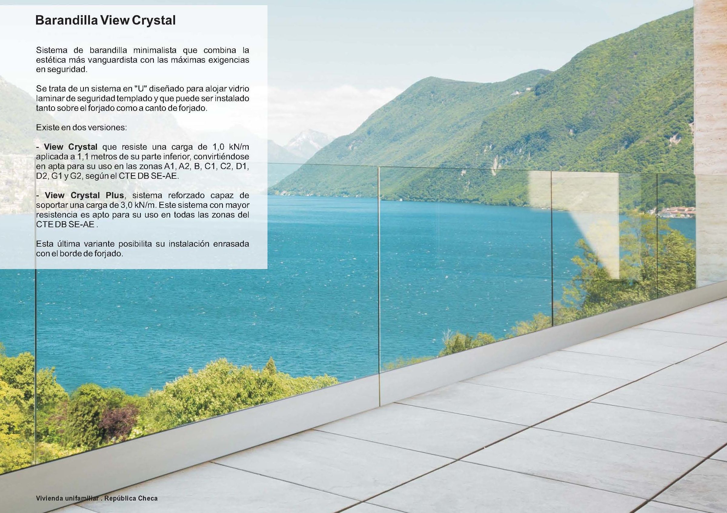 Barandilla View Crystal: Catálogo de Jgmaluminio