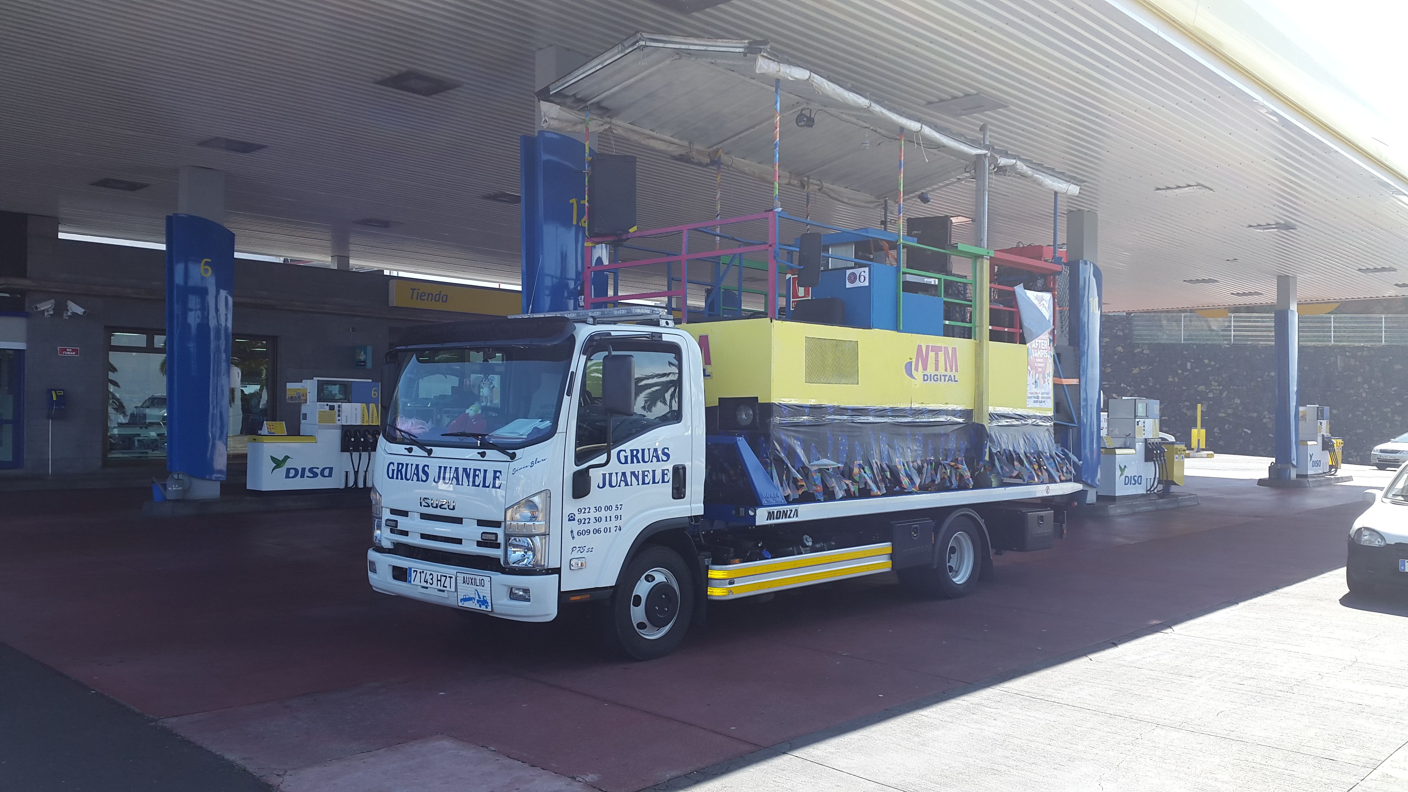 Servicio de camión grúa en Tenerife