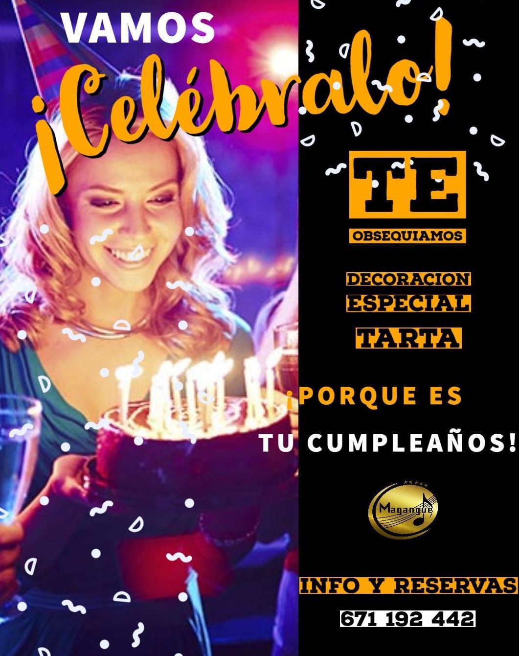 RESERVAS PARA CUMPLEAÑOS Y EVENTOS: Sala y actuaciones de Magangue RESERVAS PARA CUMPLEAÑOS Y EVENTOS: Sala y actuaciones de Magangue
