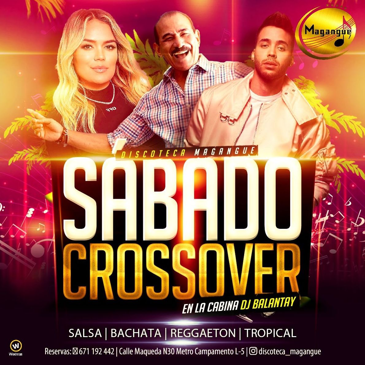 SABADO CROSSOVER : Sala y actuaciones de Magangue SABADO CROSSOVER : Sala y actuaciones de Magangue