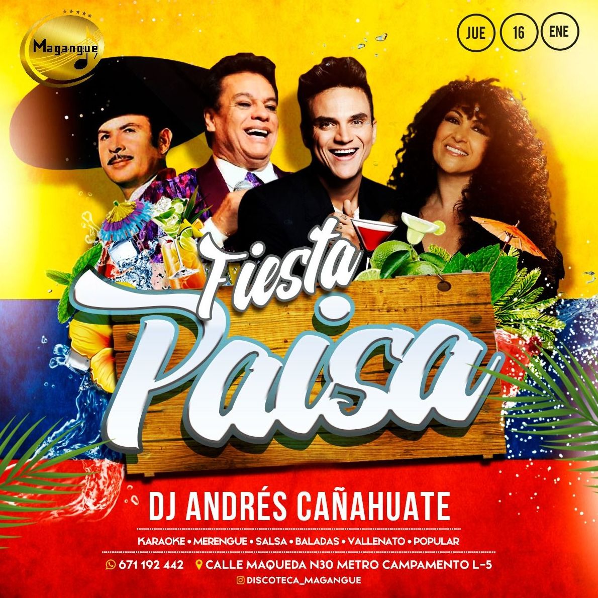 JUEVES PAISA : Sala y actuaciones de Magangue JUEVES PAISA : Sala y actuaciones de Magangue