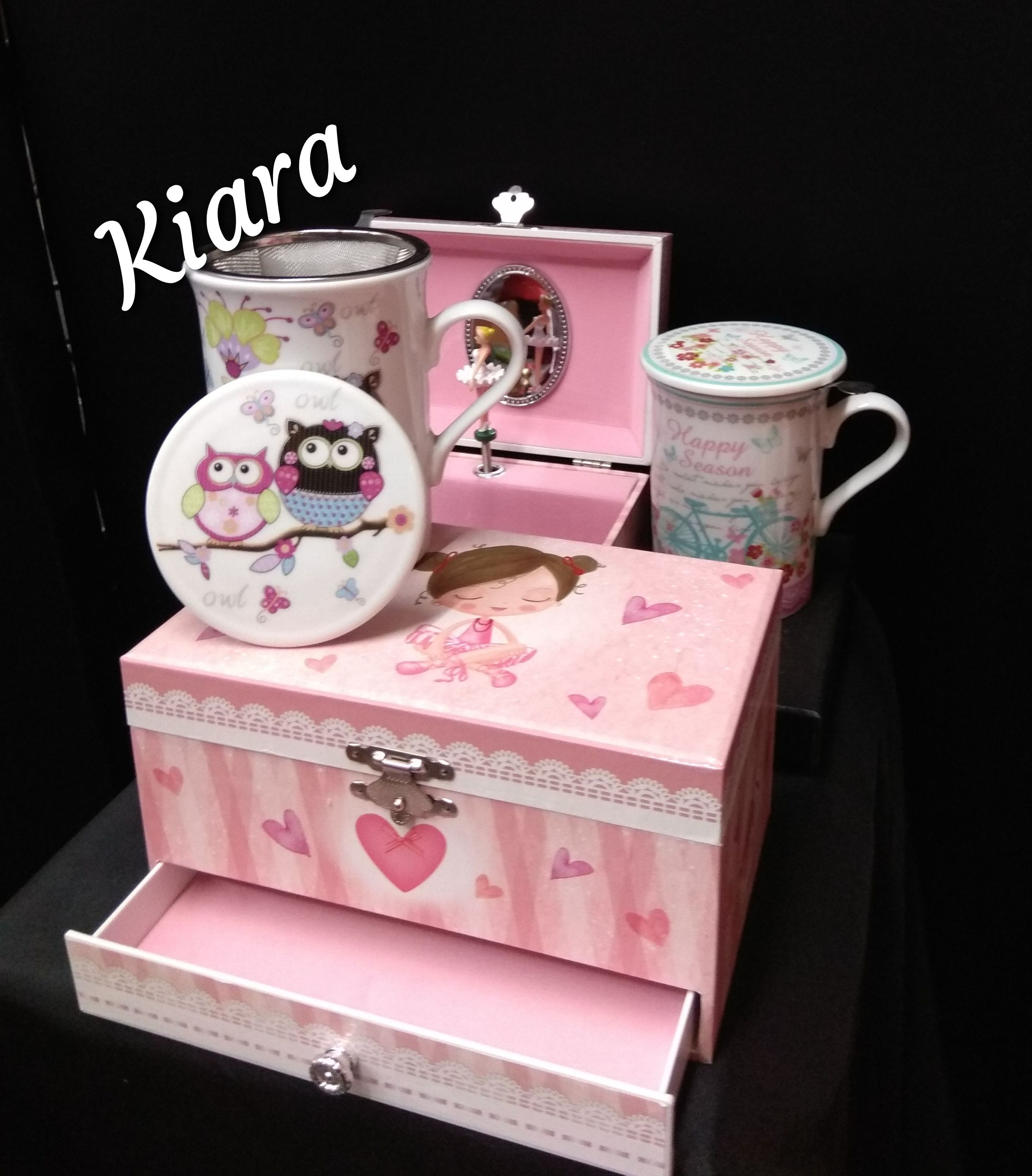 Caja musical y taza para infusion Caja musical y taza para infusion
