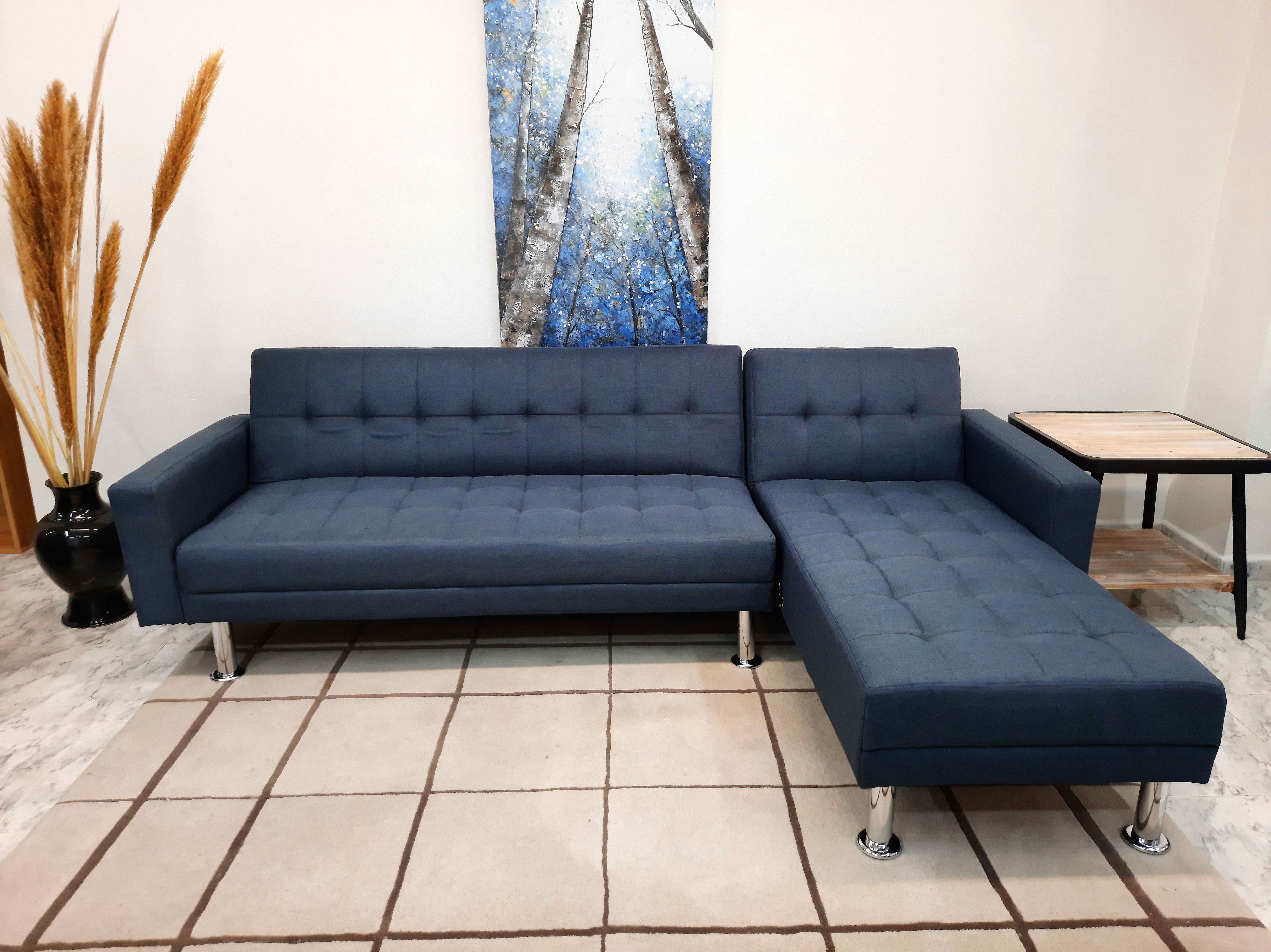 Sofa chaiselongue KM /Tela 