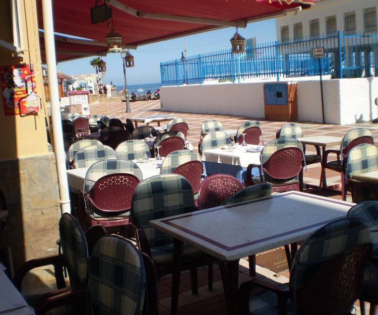 Restaurante con vistas al mar en Torremolinos