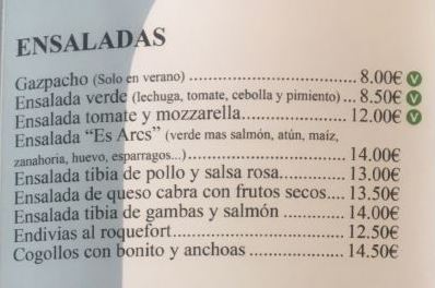 Restaurante Arrocería Es Arcs Restaurante Arrocería Es Arcs